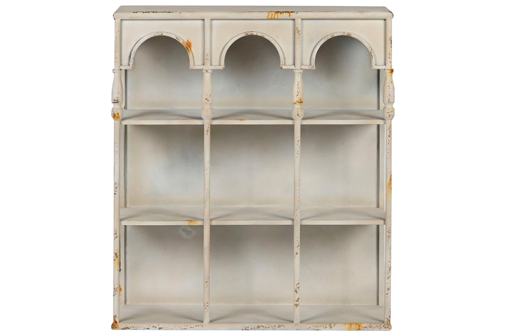 ESTANTERIA METAL 60X20X70 PARED ENVEJECIDO - Imagen 1