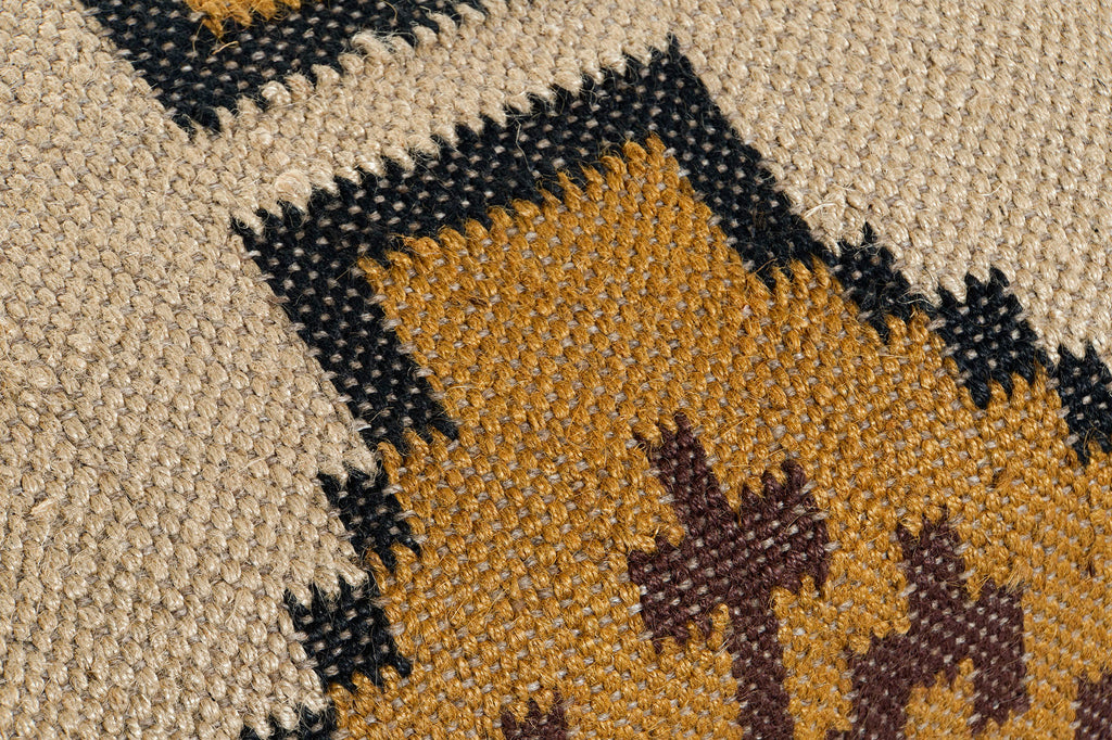 REPOSAPIES LANA ALGODON 80X80X44 KILIM - Imagen 3