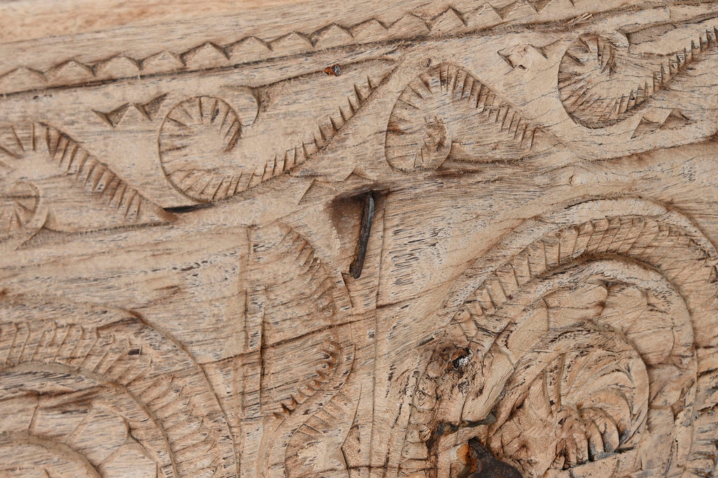 CONSOLA TECA MANGO 150X40X85 TALLAS ANTIGUAS - Imagen 6