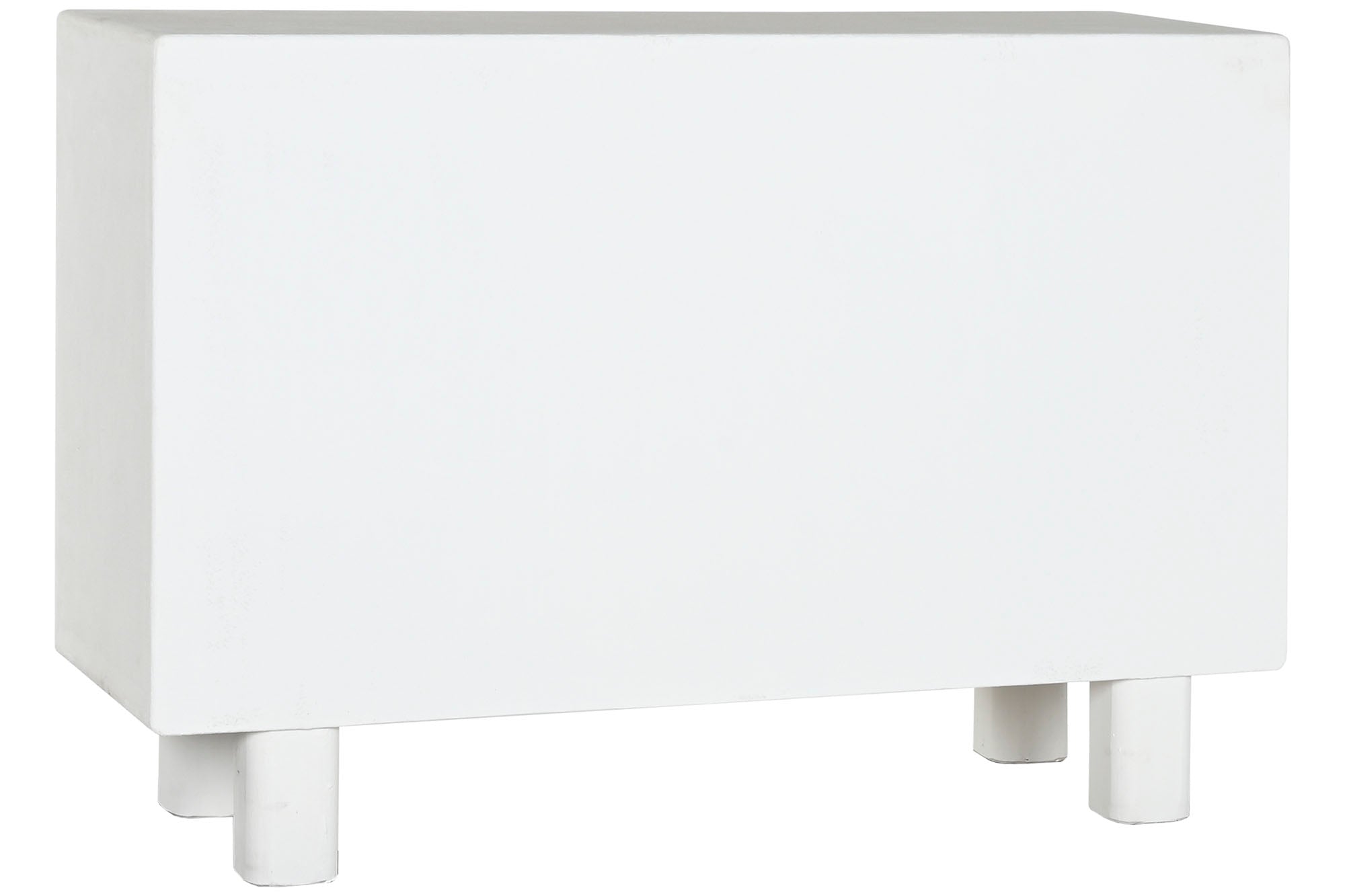 BUFFET MDF ABETO 120X38X80 RUGOSO BLANCO - Imagen 3