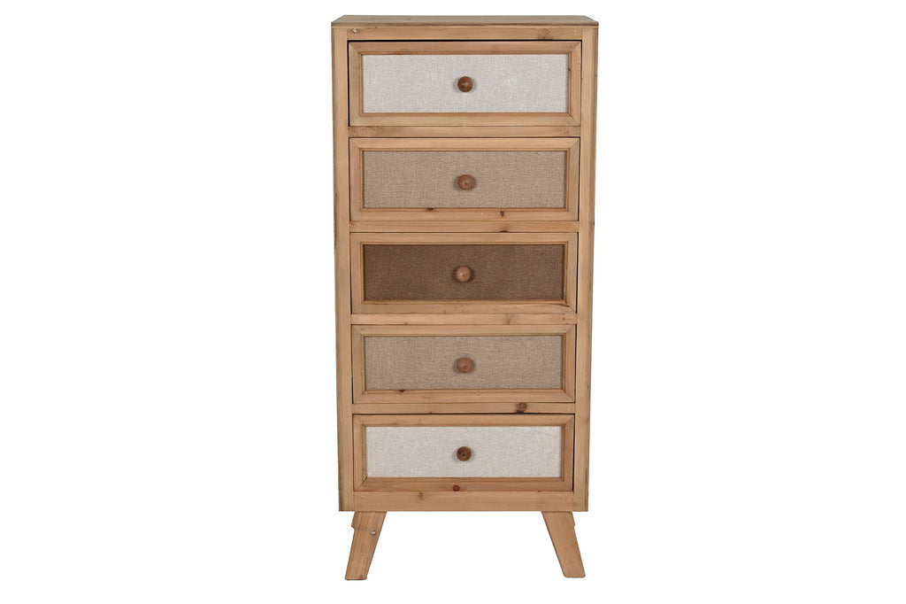 CHIFONIER ABETO LINO 48X35X106 - Imagen 1