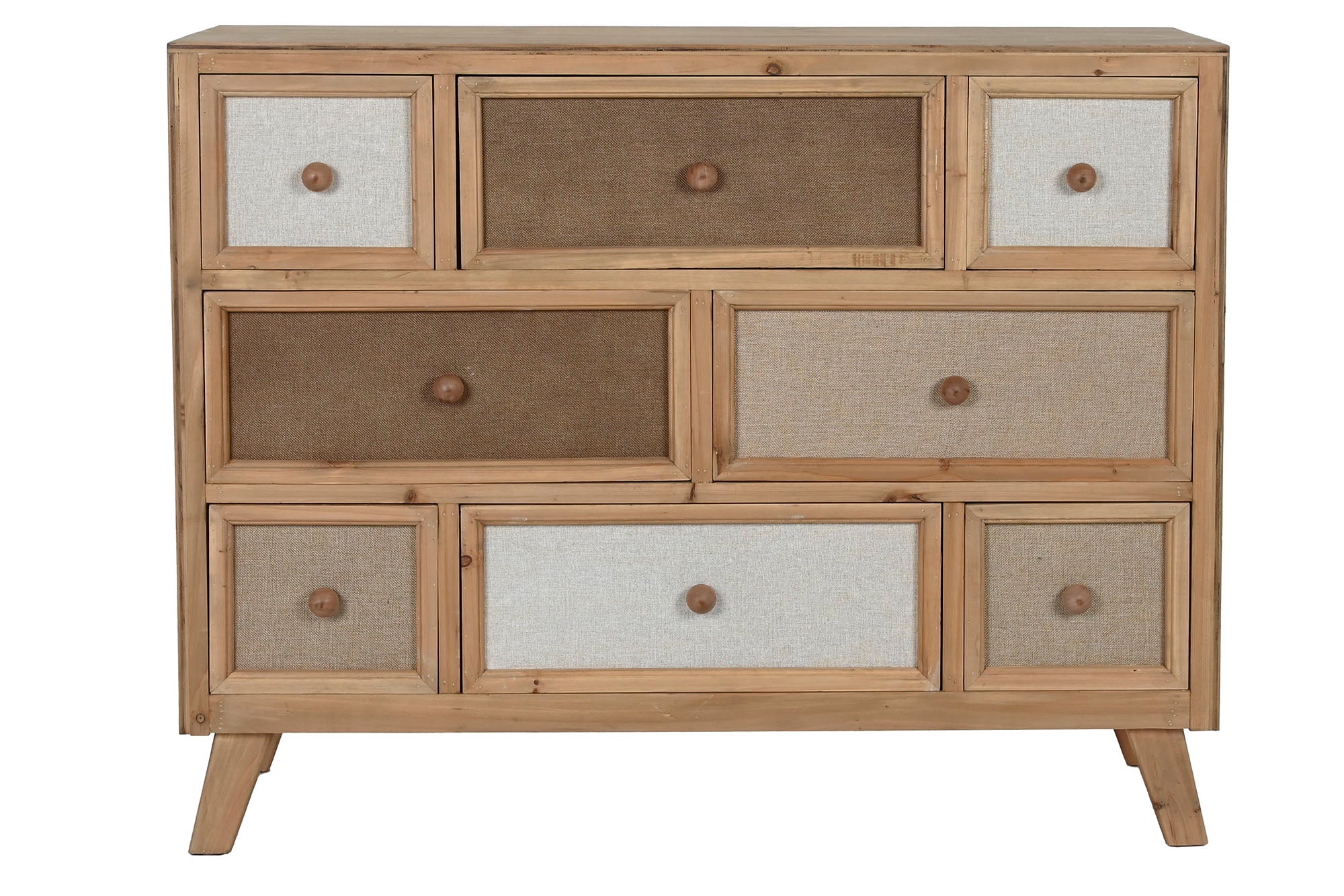 CAJONERA ABETO LINO 100X35X81 - Imagen 1