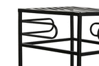 MESITA AUXILIAR SET 3 METAL 28X28X70 NEGRO - Imagen 3