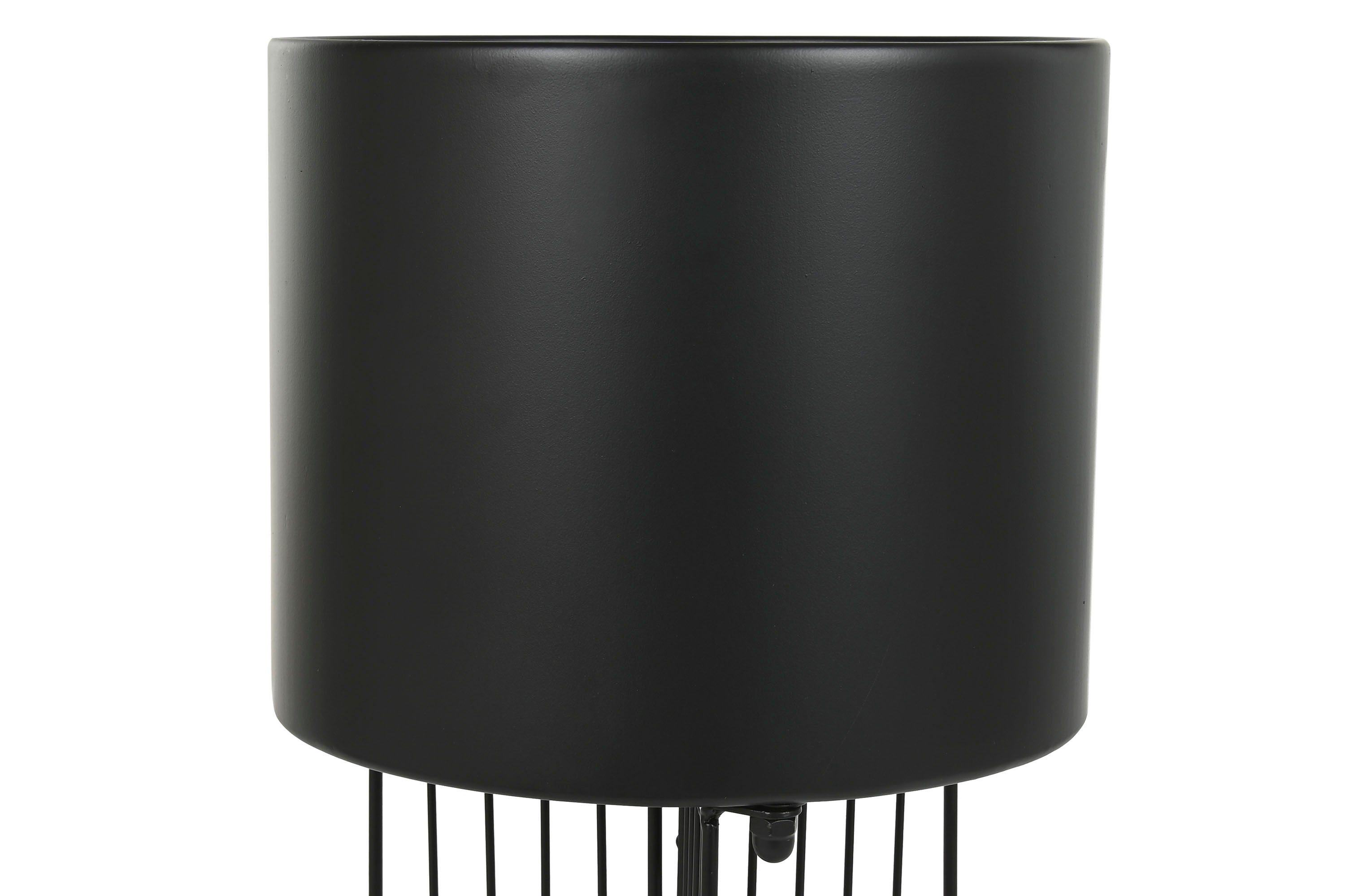 MACETERO METAL 28X28X70 NEGRO - Imagen 3