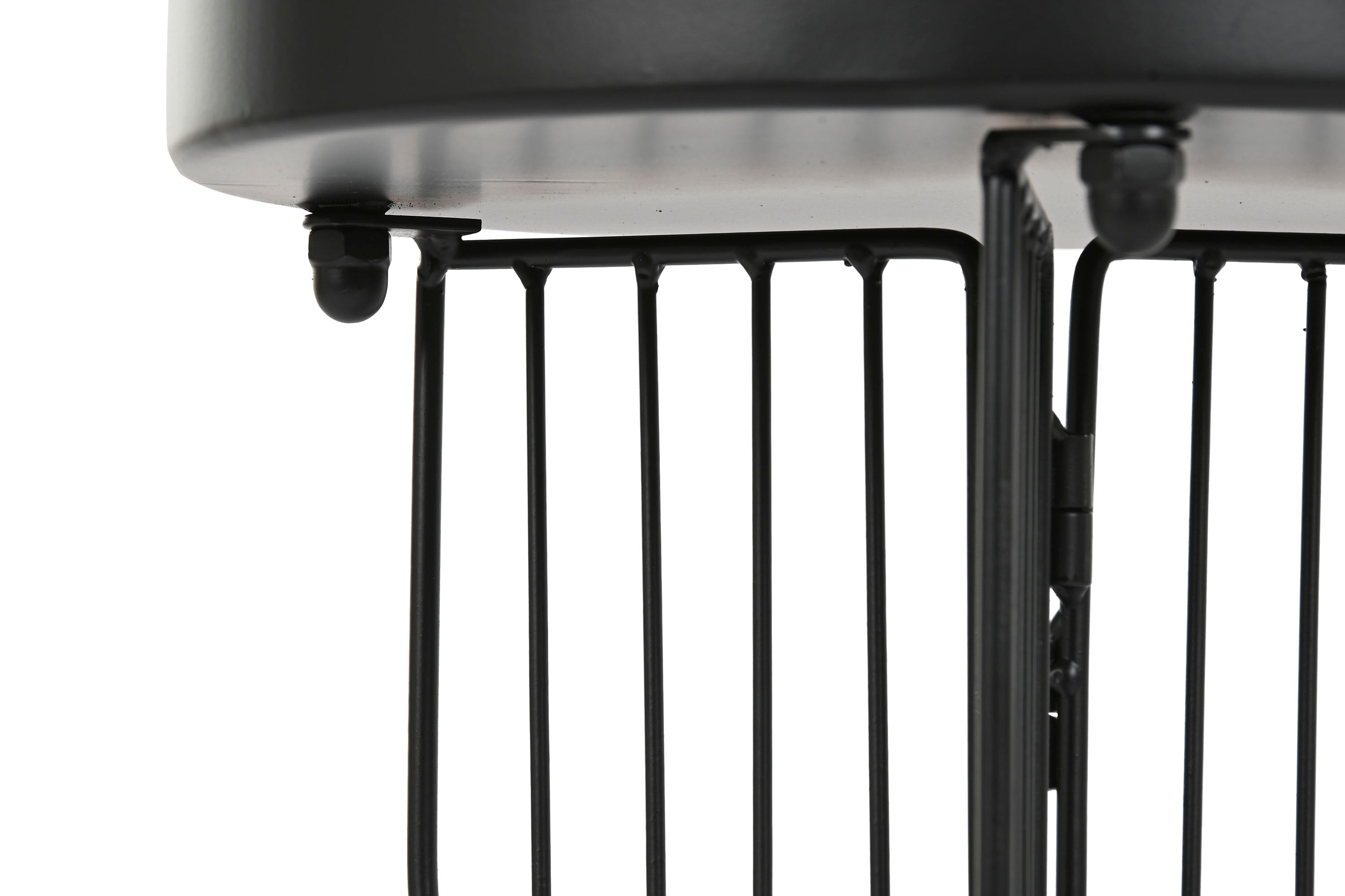 MACETERO METAL 28X28X70 NEGRO - Imagen 5