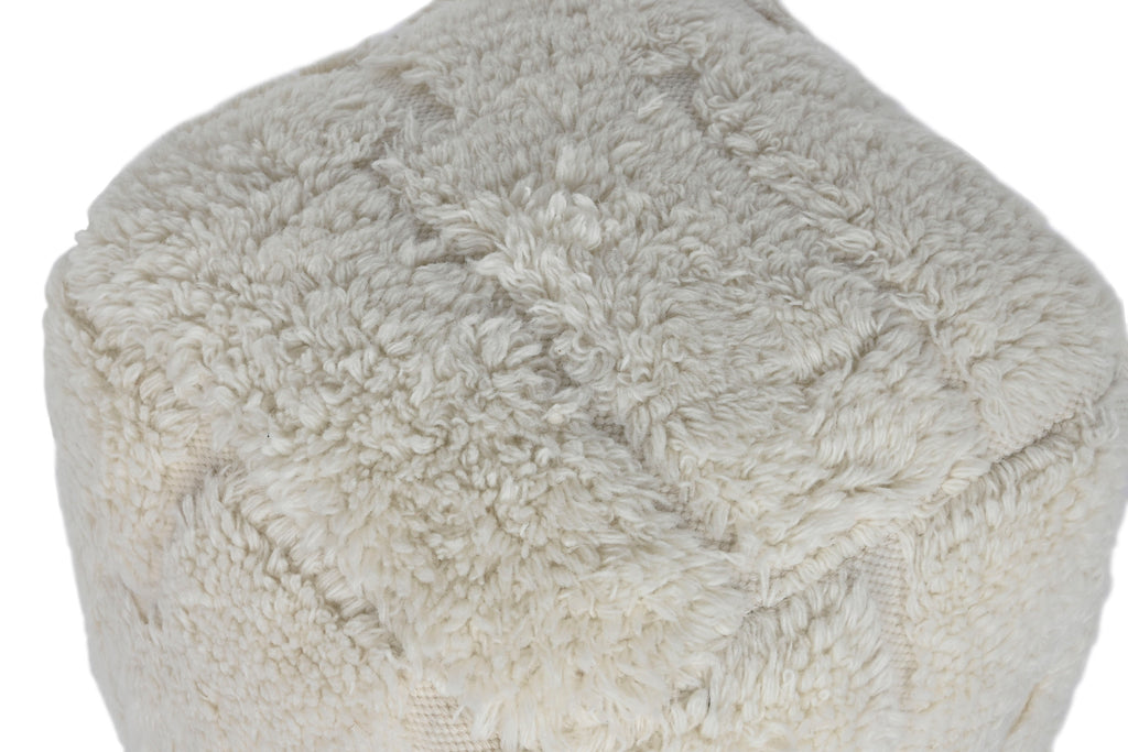 REPOSAPIES LANA ALGODON 45X45X45 RELIEVE CRUDO - Imagen 2