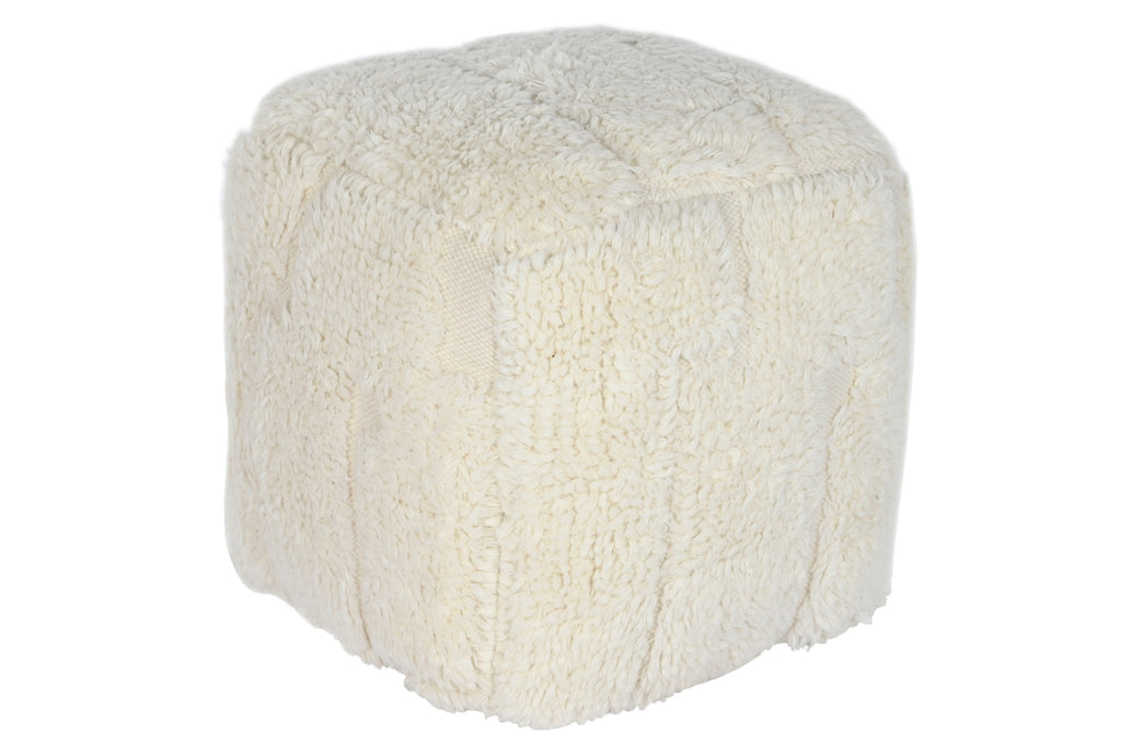 REPOSAPIES LANA ALGODON 45X45X45 RELIEVE CRUDO - Imagen 1