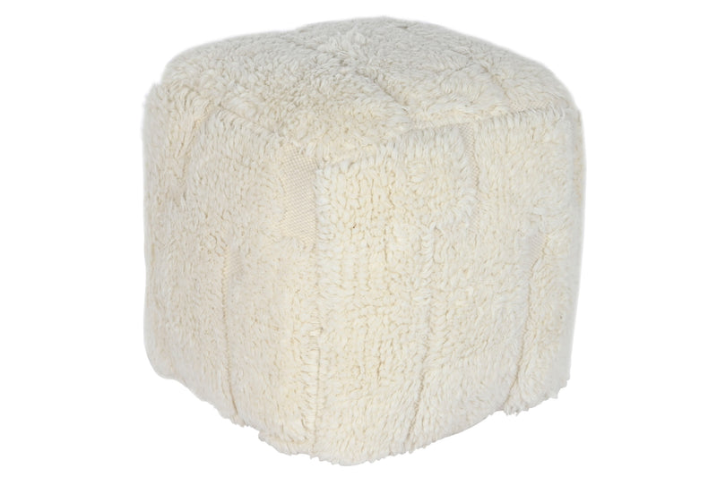 REPOSAPIES LANA ALGODON 45X45X45 RELIEVE CRUDO - Imagen 1