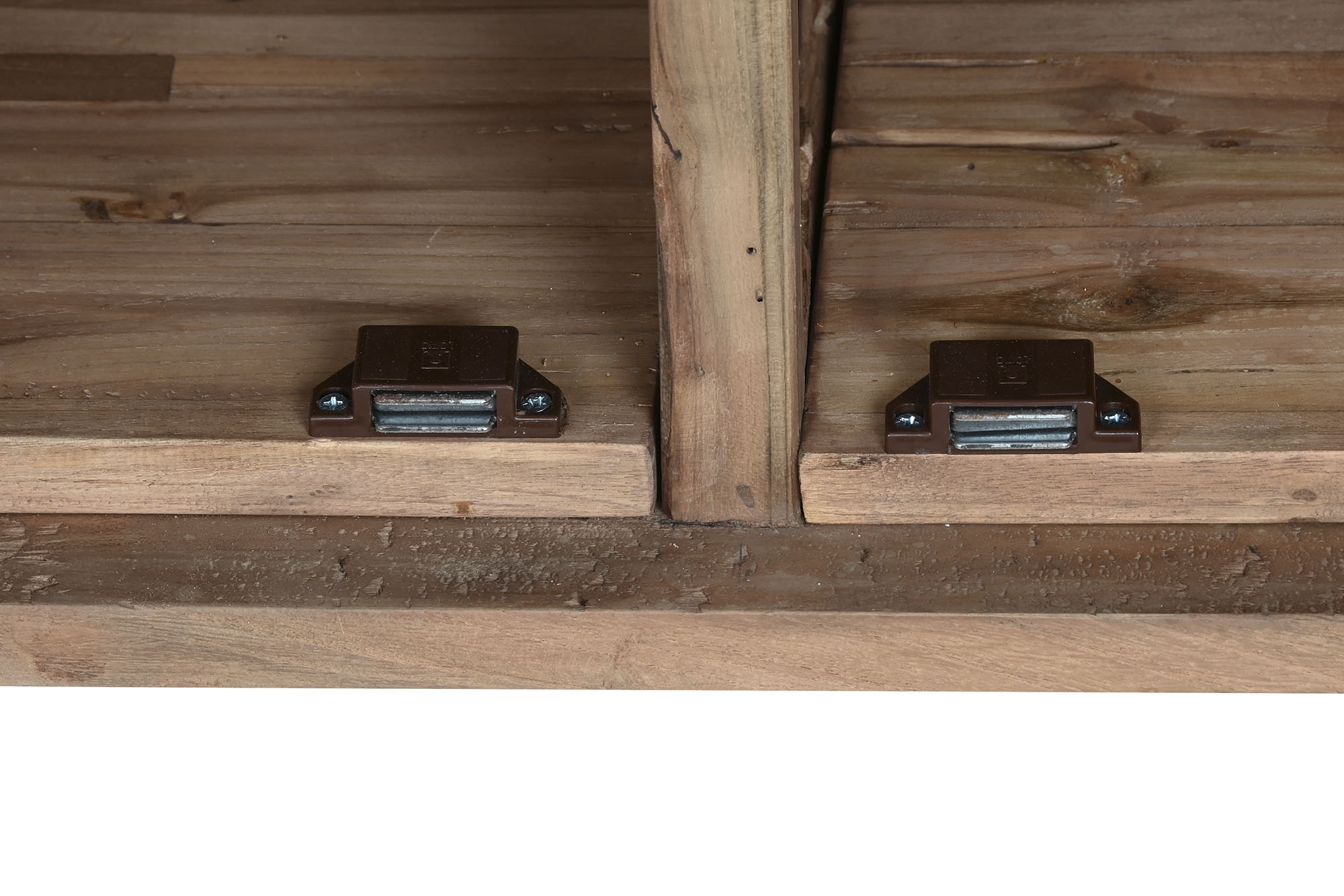 ARMARIO TECA RECICLADA COCO 80X40X200 2 PUERT - Imagen 6