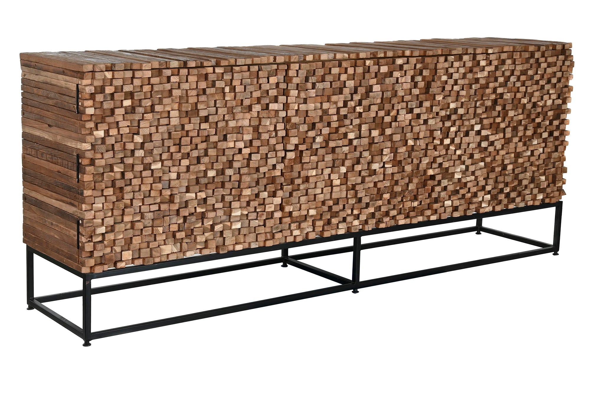 BUFFET TECA RECICLADA 200X45X80 2 PUERT 2 CAJ - Imagen 2