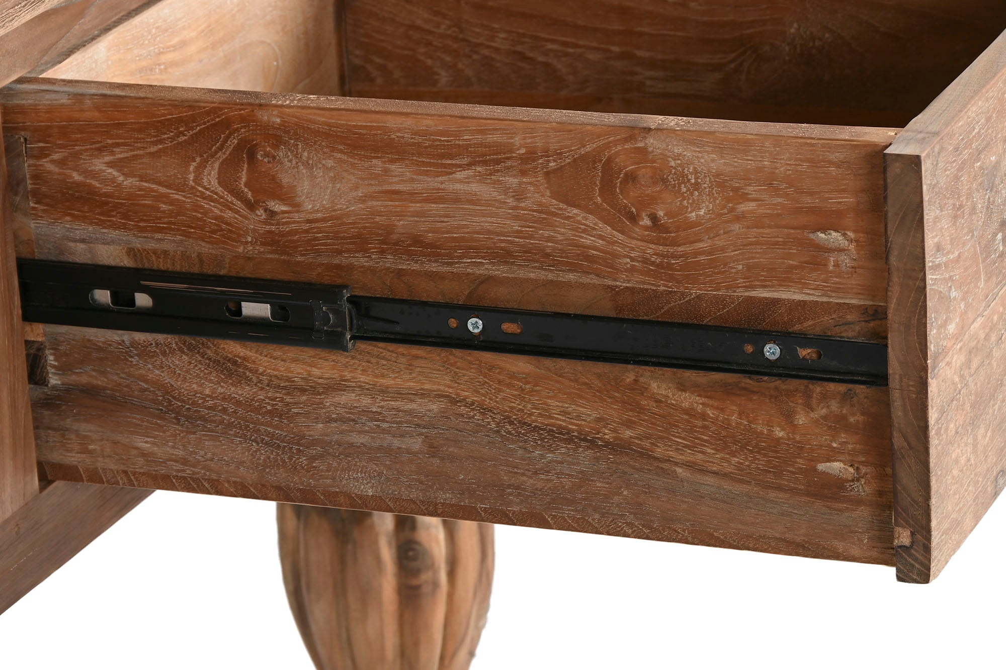 CONSOLA TECA RECICLADA 220X80X78 4 CAJONES - Imagen 5