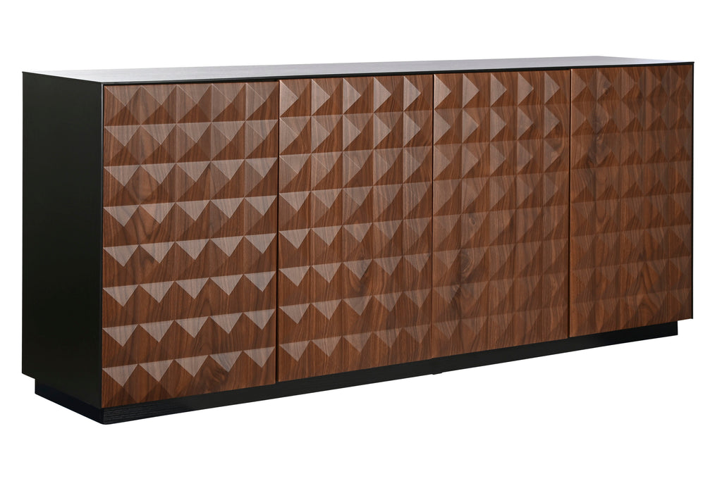 BUFFET MDF 188,4X42,1X80,6 ROMBOS MARRON - Imagen 2