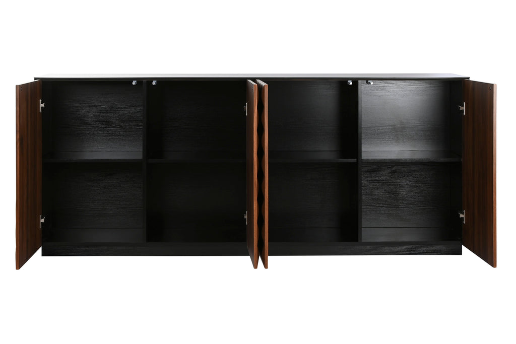 BUFFET MDF 188,4X42,1X80,6 ROMBOS MARRON - Imagen 3