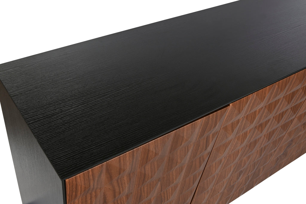 BUFFET MDF 188,4X42,1X80,6 ROMBOS MARRON - Imagen 5