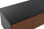 MUEBLE TV MDF 161,2X40X45,5 ROMBOS NEGRO - Imagen 5