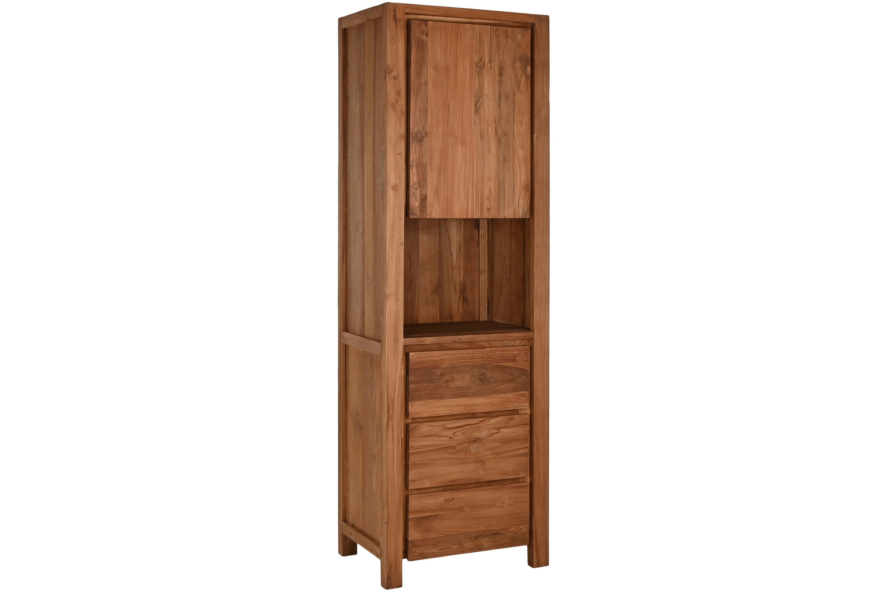 MUEBLE TECA 60X40X190 COMEDOR NATURAL - Imagen 2