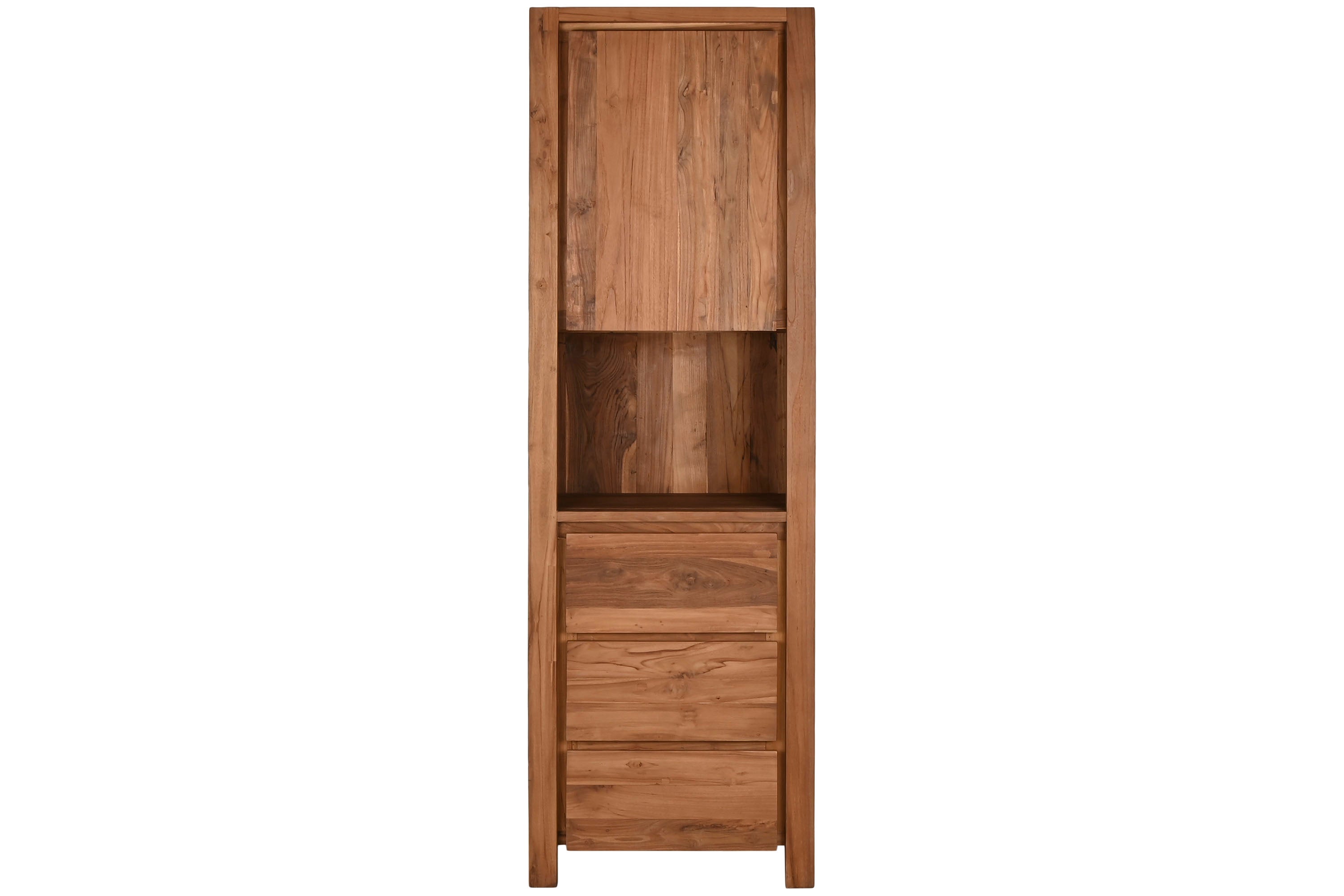 MUEBLE TECA 60X40X190 COMEDOR NATURAL - Imagen 1