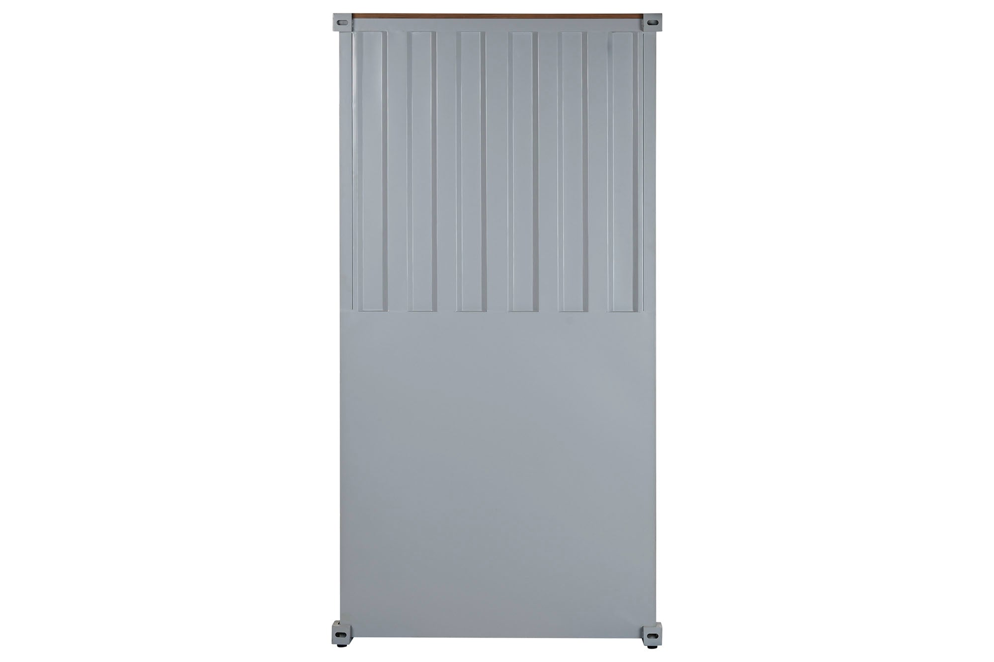 ESTANTERIA METAL MDF 87X44X168,5 CONTAINER GRIS - Imagen 3