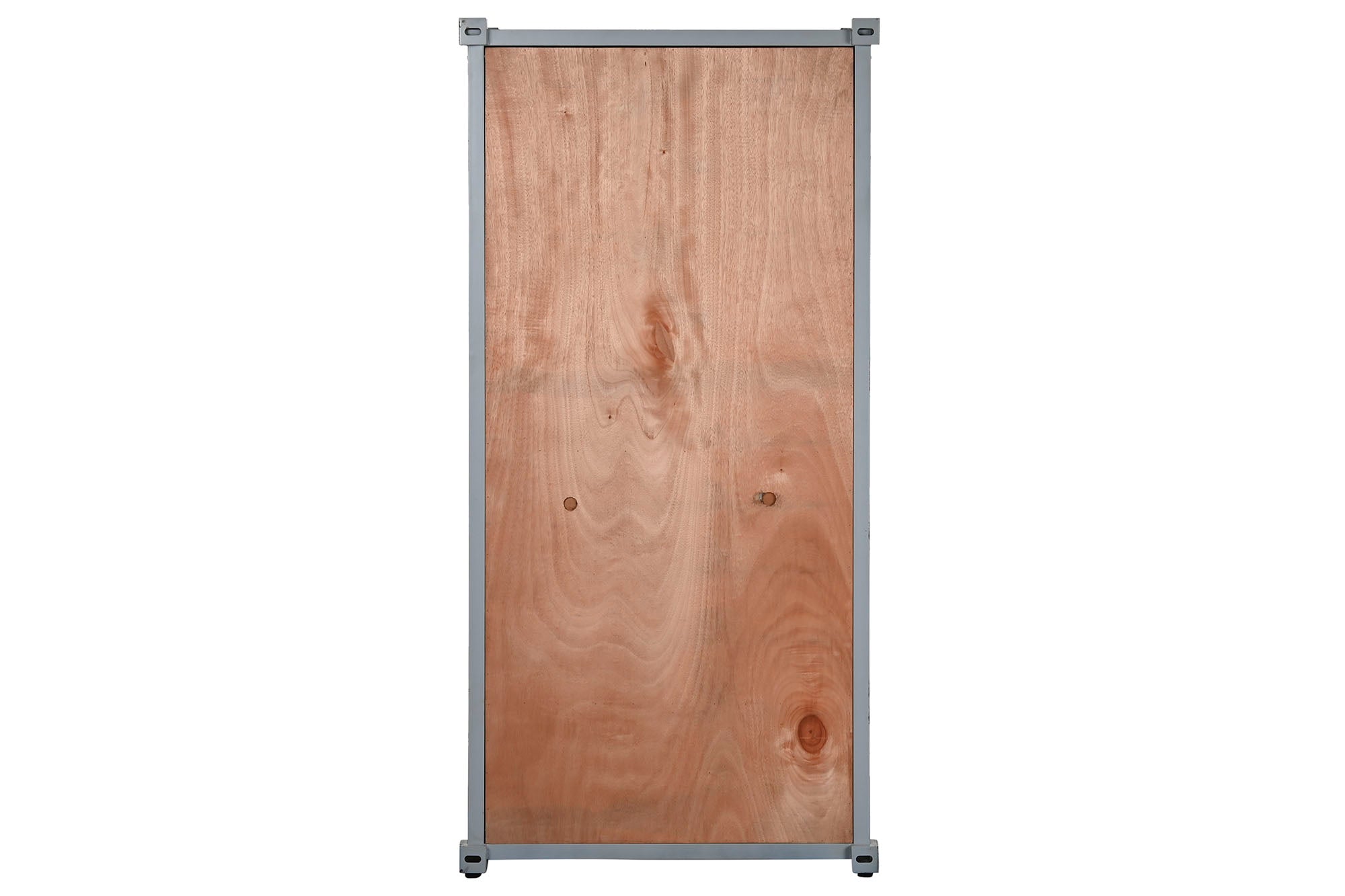 BOTELLERO METAL MDF 76,5X41X157,5 CONTAINER GRIS - Imagen 3