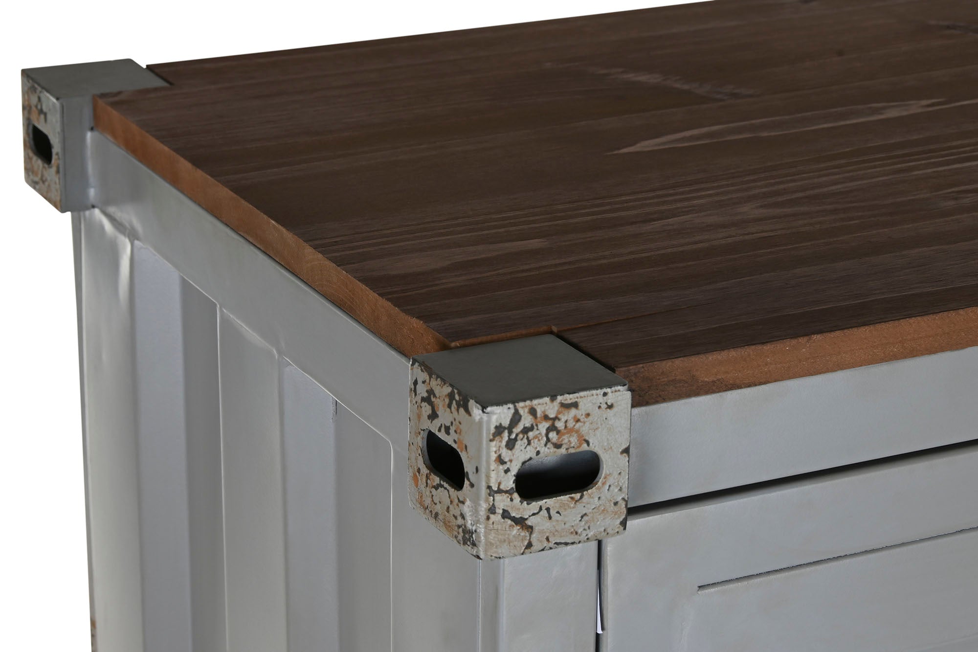 ARMARIO METAL 112X46X174 CONTAINER GRIS - Imagen 5