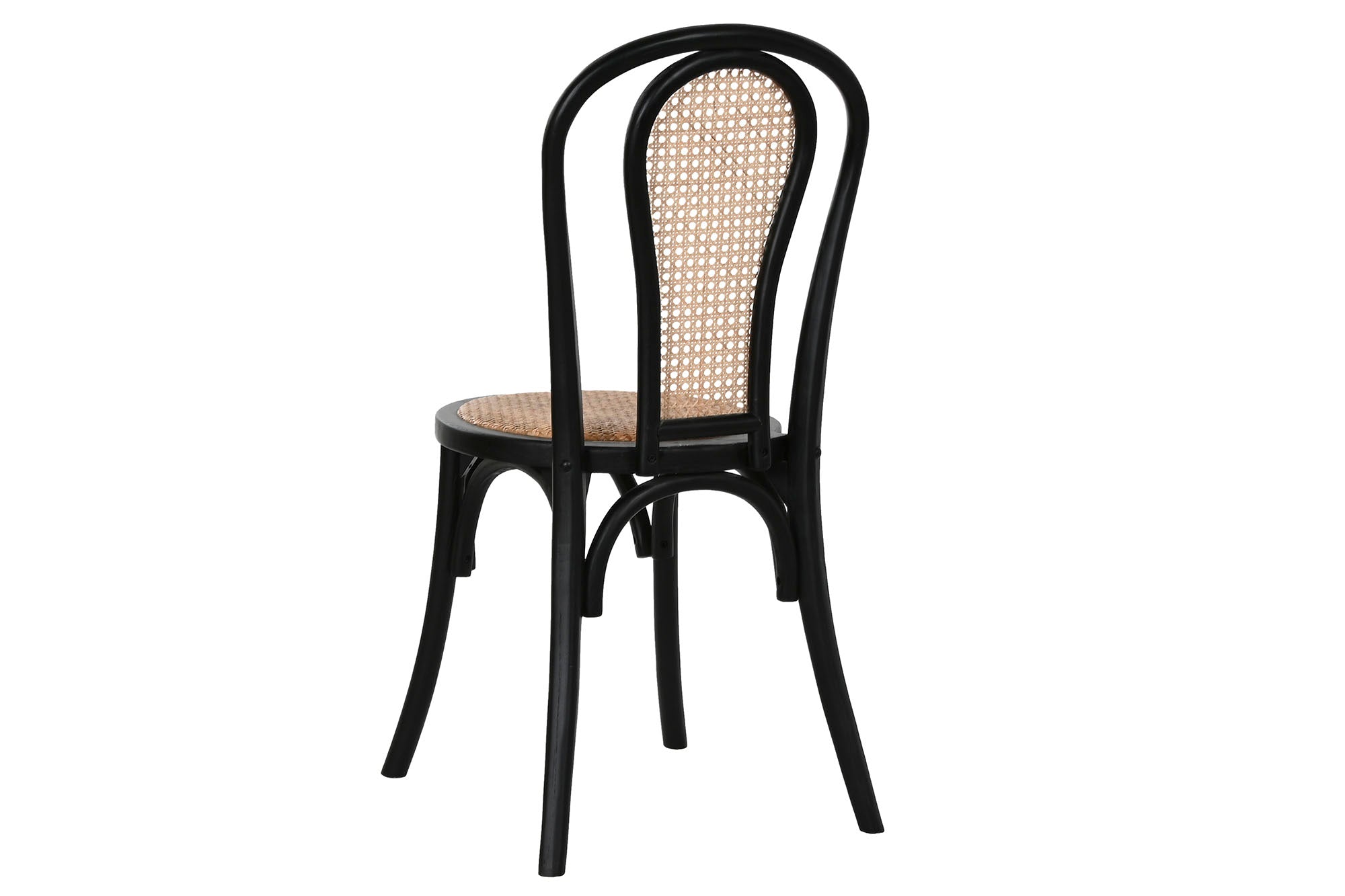 SILLA OLMO RATAN 40X42,5X89 NEGRO - Imagen 3