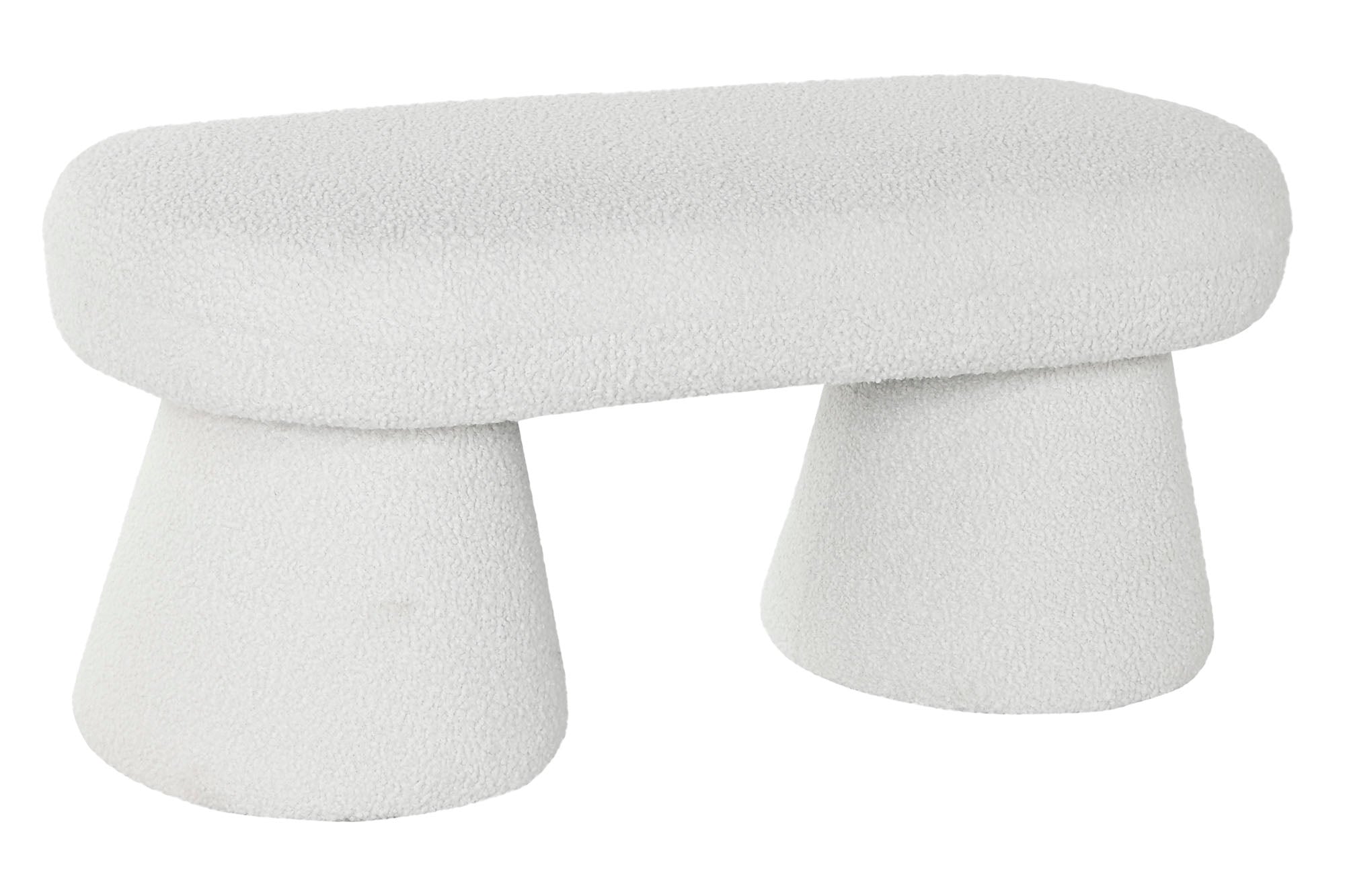 DESCALZADORA POLIESTER 100X42X46 BUCLE BLANCO - Imagen 1