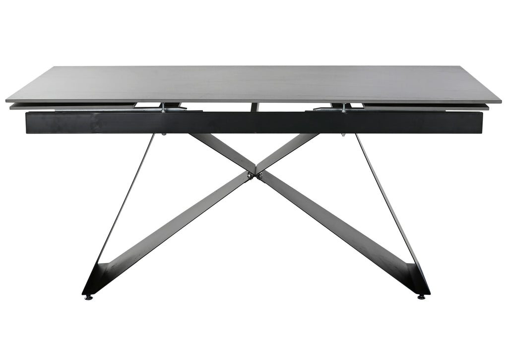 MESA COMEDOR METAL 160X90X75 240 EXTENSIBLE - Imagen 1