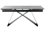MESA COMEDOR METAL 160X90X75 240 EXTENSIBLE - Imagen 1