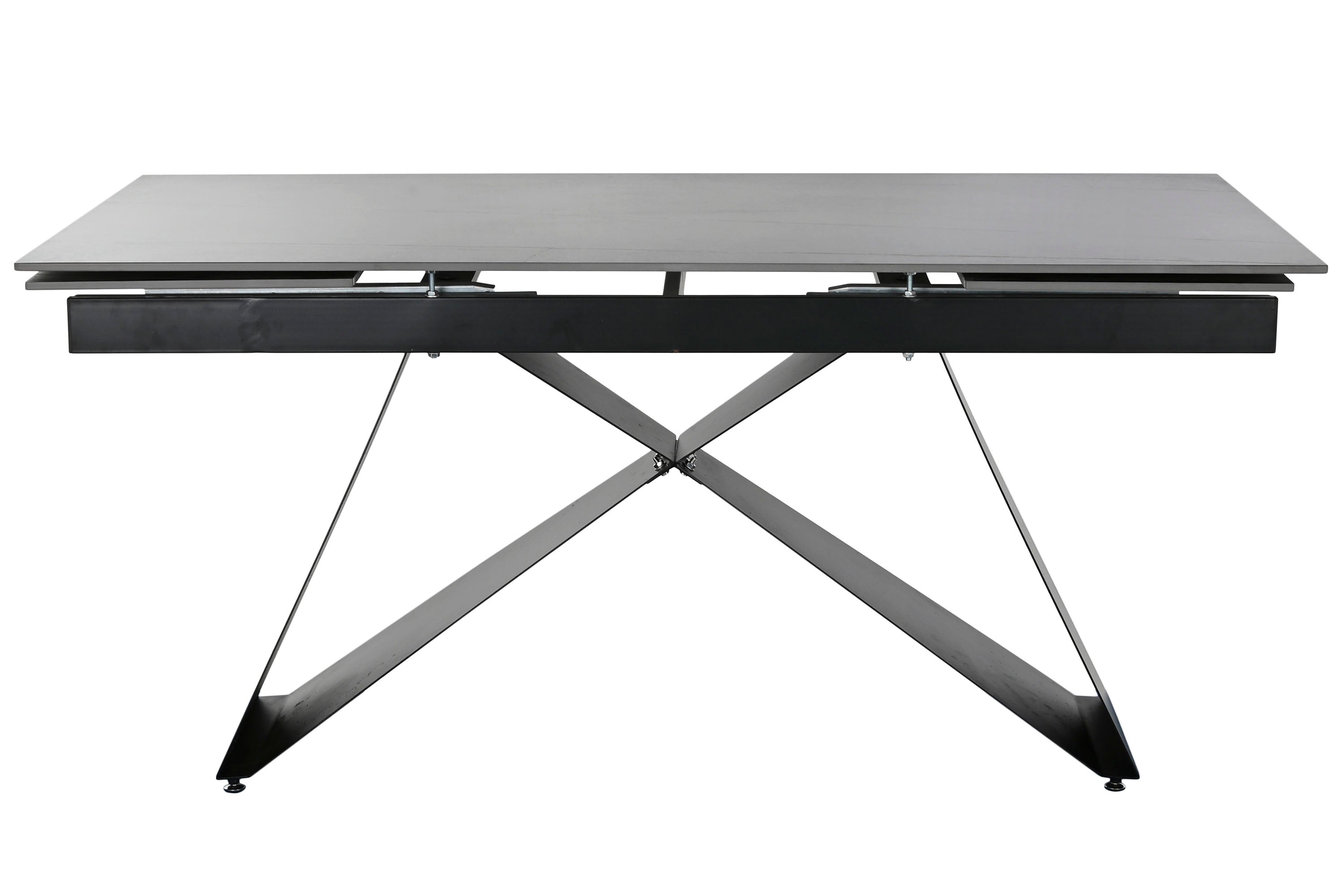 MESA COMEDOR METAL 160X90X75 240 EXTENSIBLE - Imagen 1