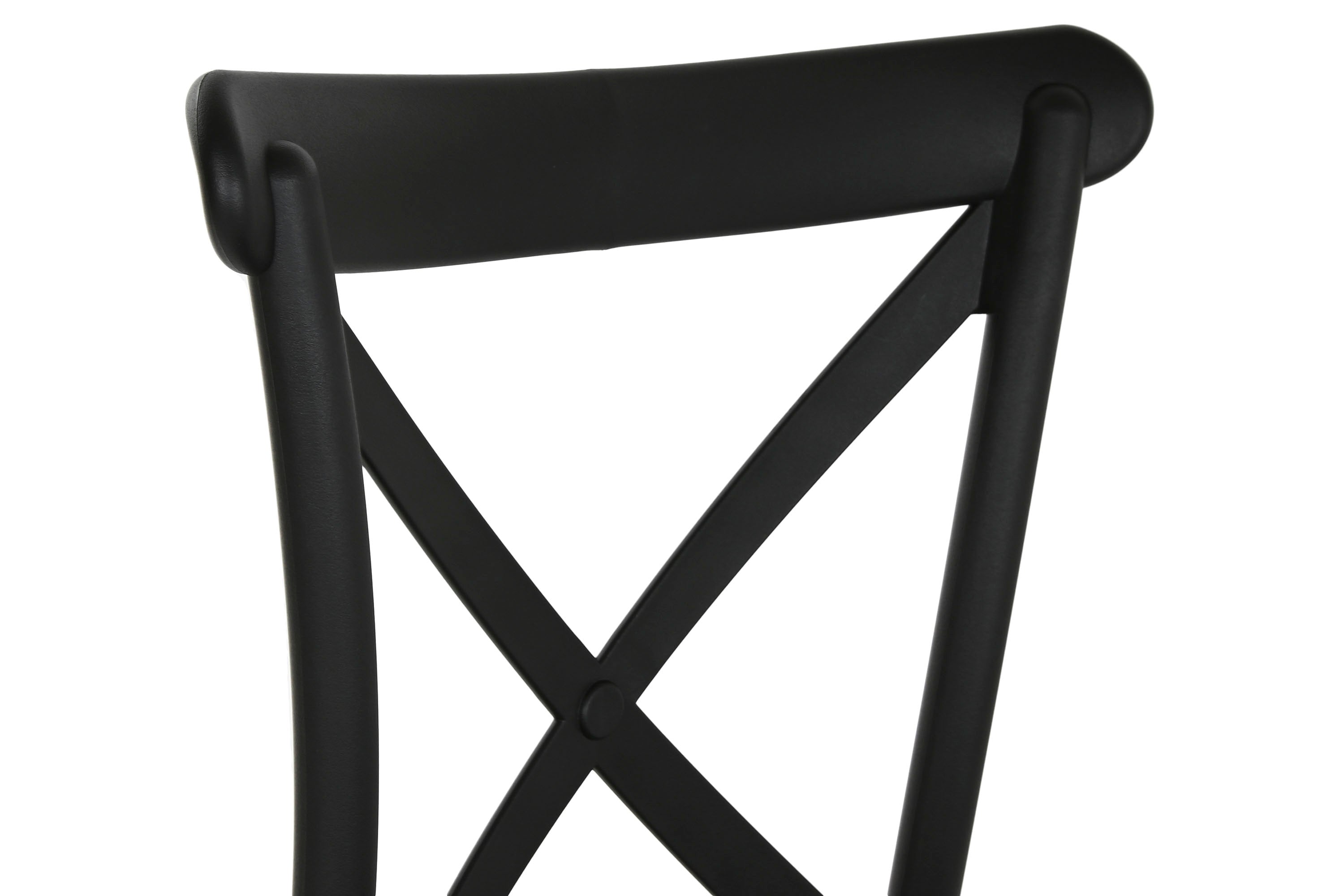 SILLA PP 48X51X88 CROSSBACK NEGRO - Imagen 5