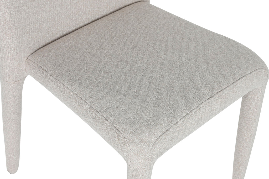 SILLA METAL POLIESTER 51X50X80 BEIGE - Imagen 2