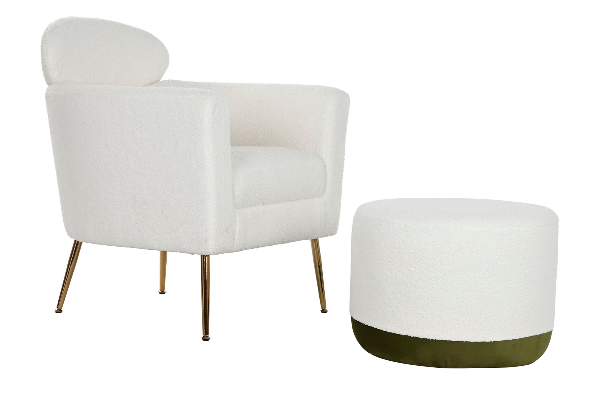 BUTACA SET 2 MADERA POLIESTER 74X76X82 REPOSAPIES - Imagen 1