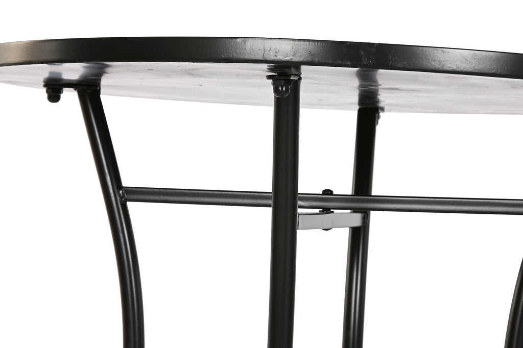 MESA METAL PIEDRA 60X60X72 MOSAICO MULTICOLOR - Imagen 5