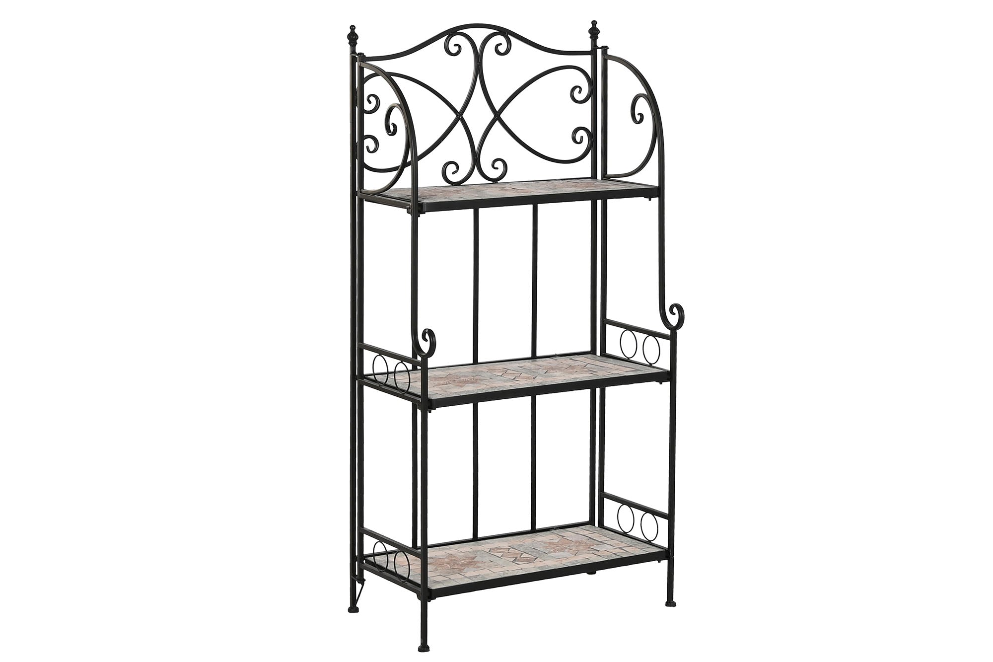 ESTANTERIA FORJA CERAMICA 58X31,5X117 MOSAICO - Imagen 2