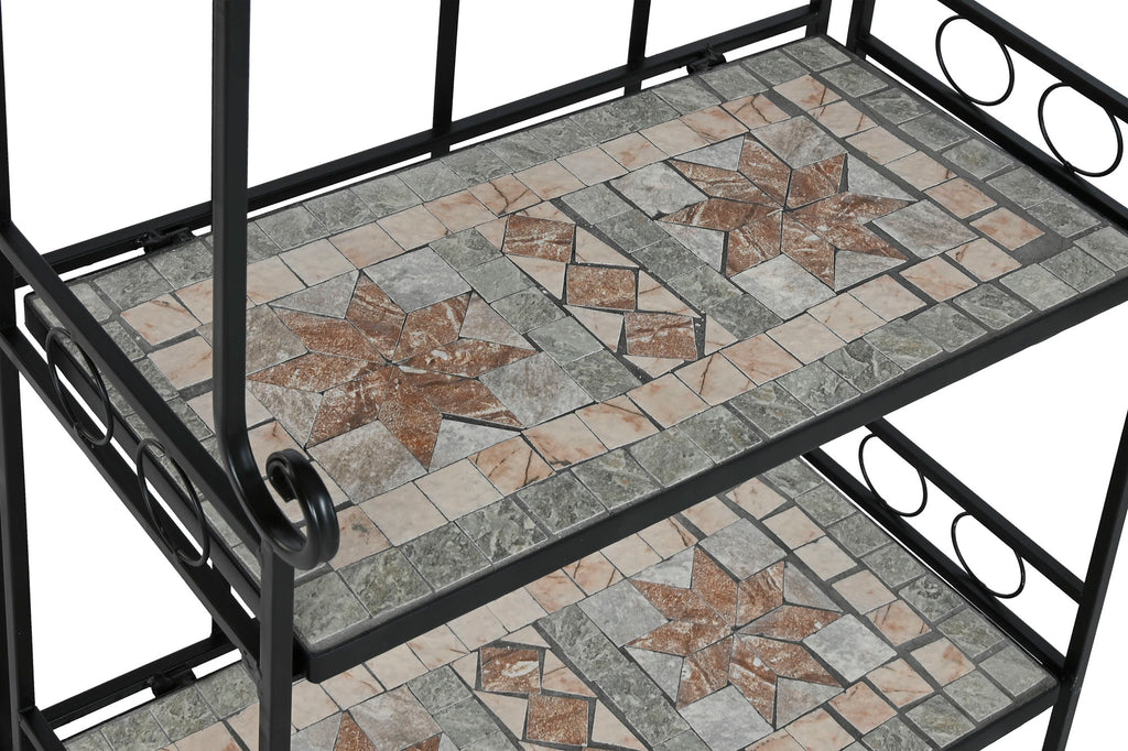 ESTANTERIA FORJA CERAMICA 58X31,5X117 MOSAICO - Imagen 4