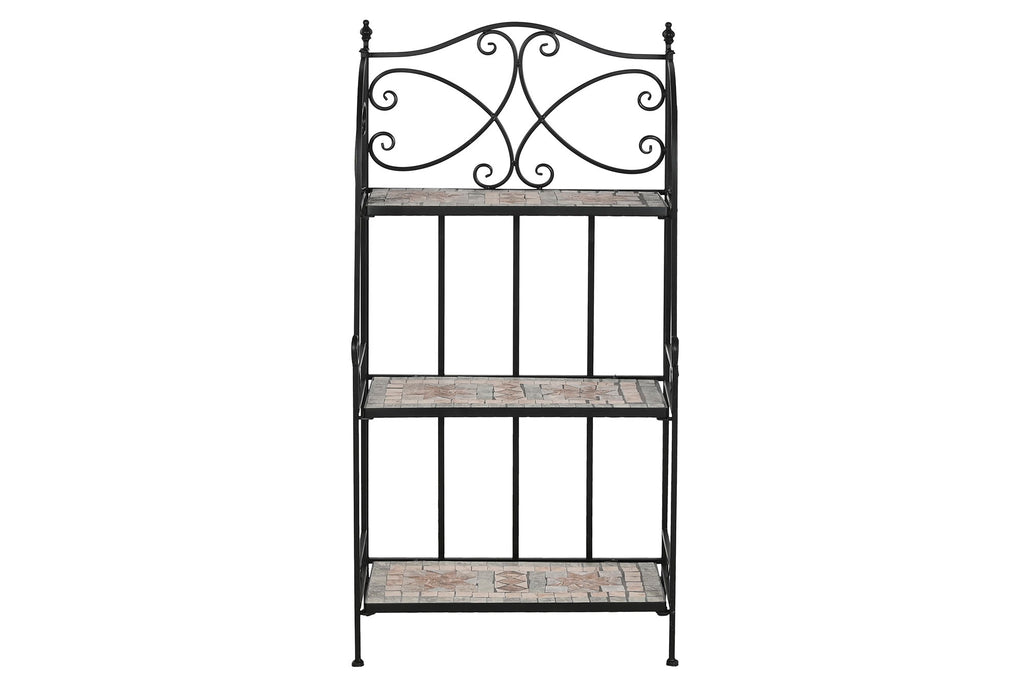 ESTANTERIA FORJA CERAMICA 58X31,5X117 MOSAICO - Imagen 1