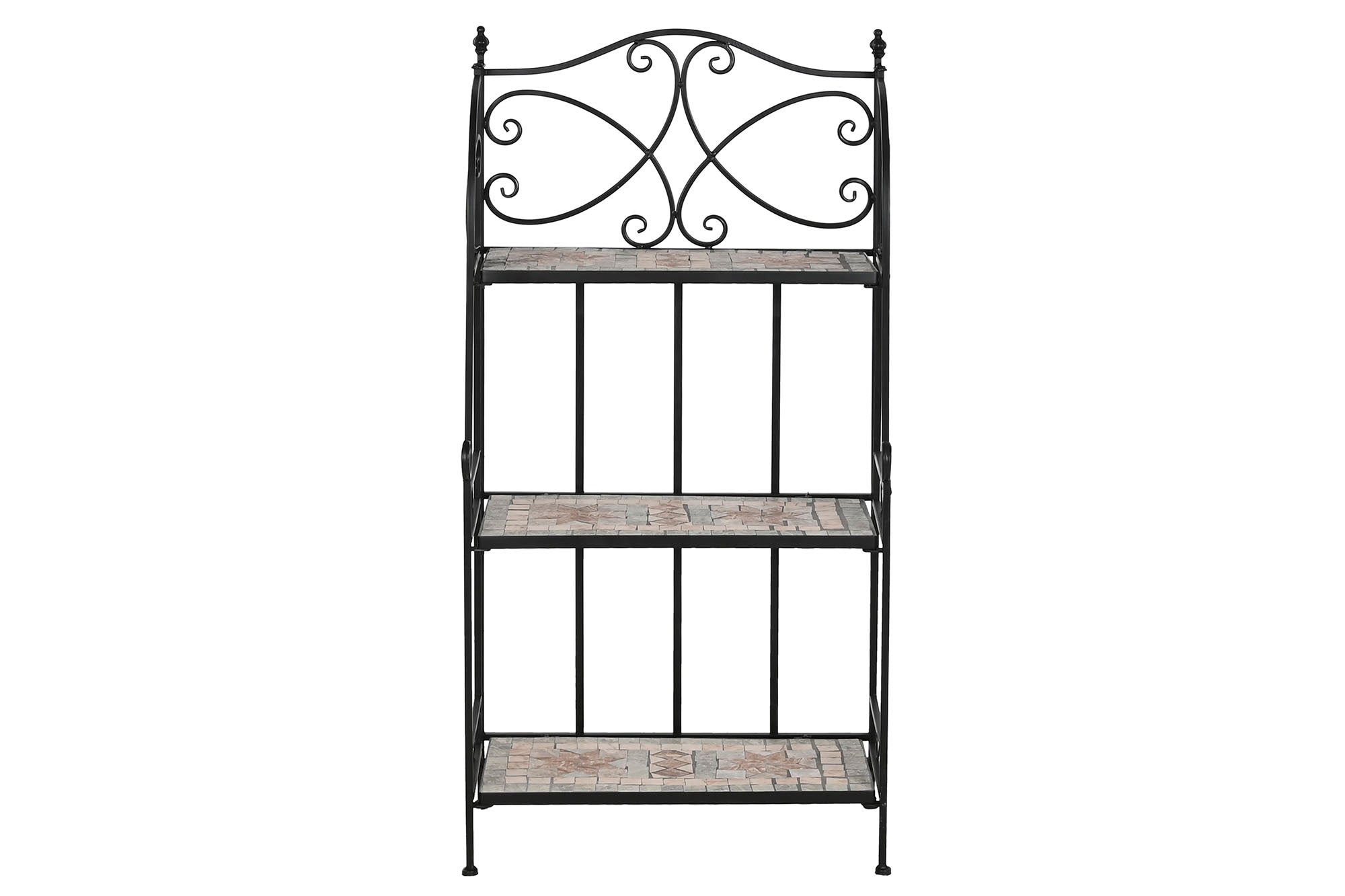 ESTANTERIA FORJA CERAMICA 58X31,5X117 MOSAICO - Imagen 1