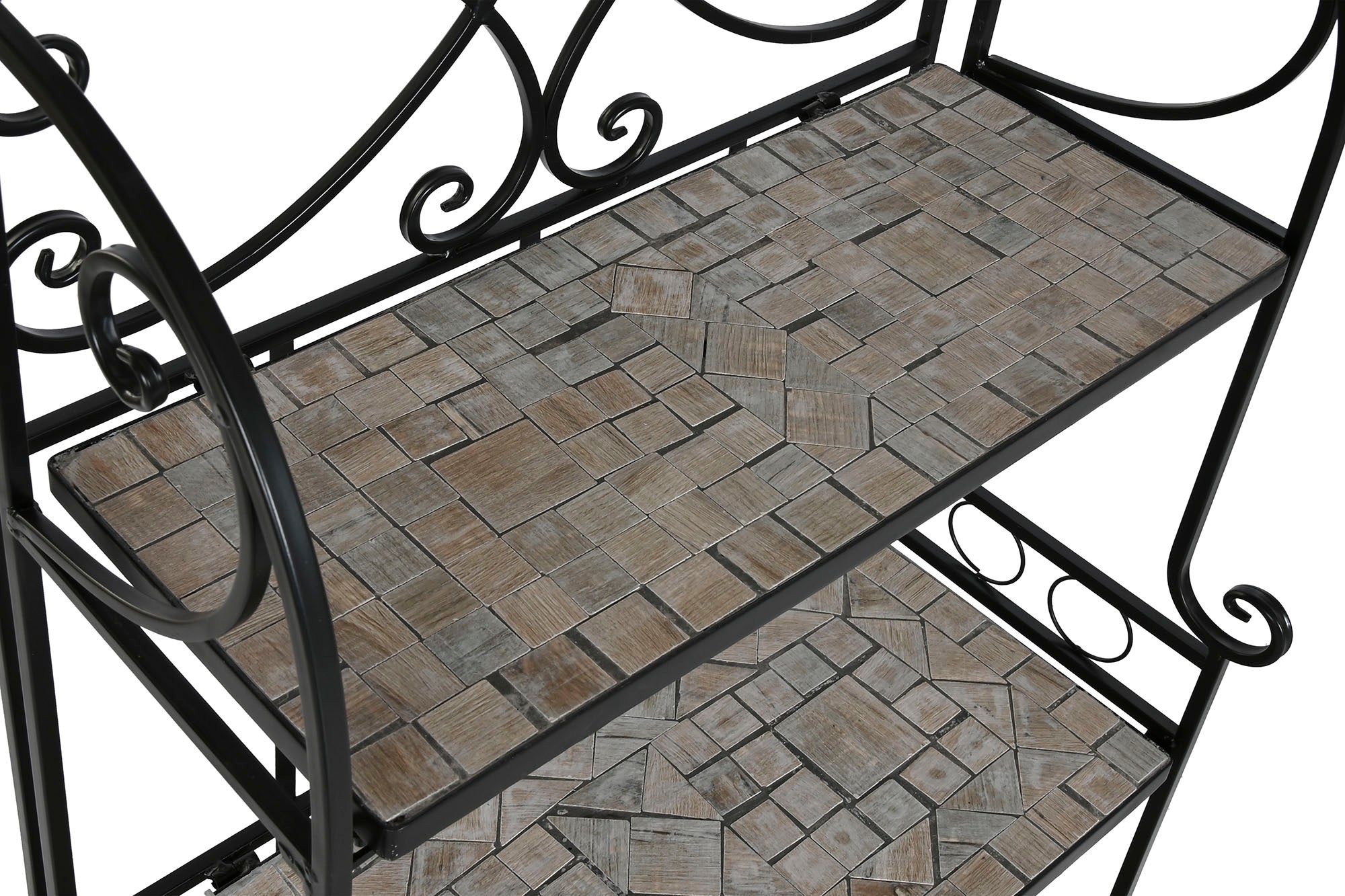 ESTANTERIA FORJA CERAMICA 58X31,5X117 MOSAICO - Imagen 4