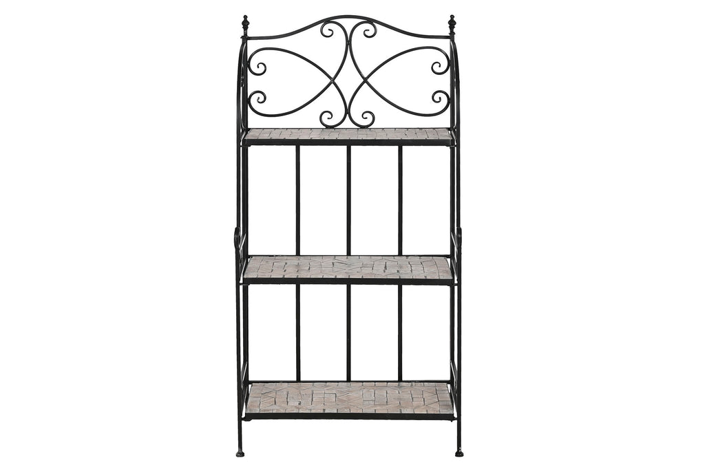 ESTANTERIA FORJA CERAMICA 58X31,5X117 MOSAICO - Imagen 1