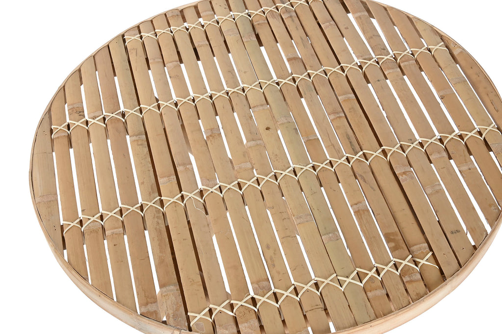 MESA SET 3 BAMBU 61X61X73 PLEGABLE - Imagen 5