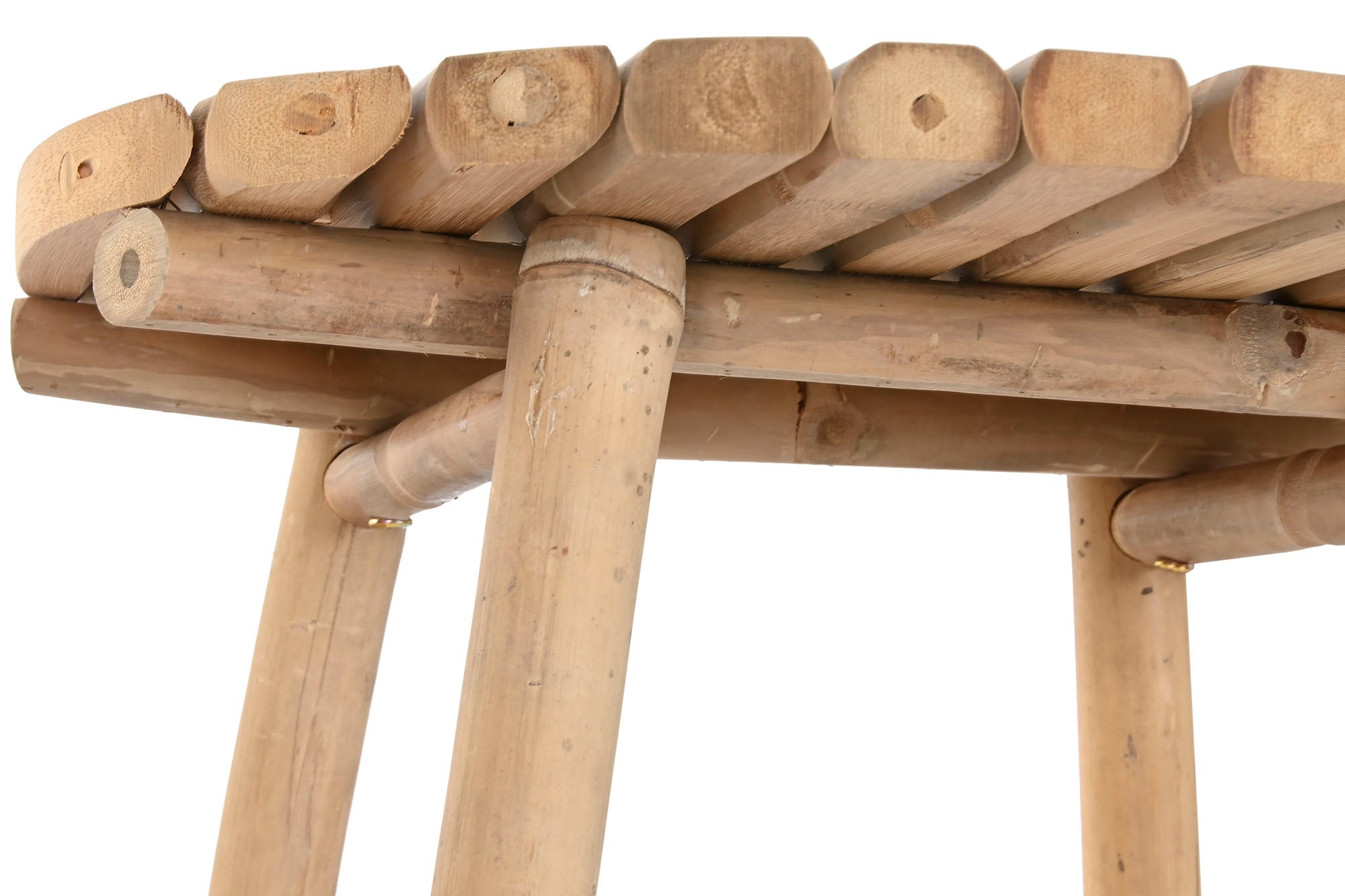 MESA BAR SET 3 BAMBU 50X50X105 2 TABURETES - Imagen 4