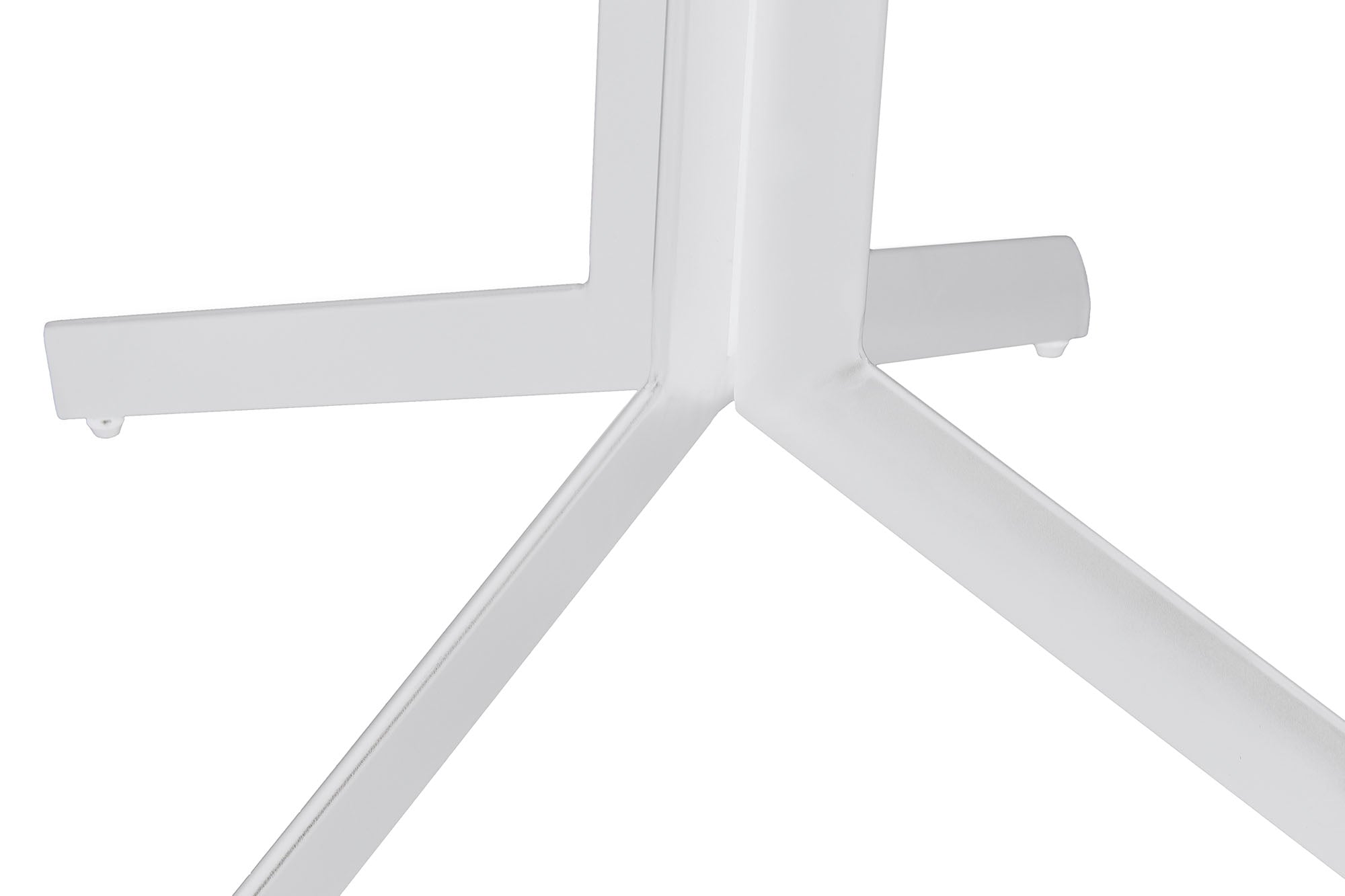 MESA BAR SET 3 PP METAL 60X60X102 TABURETE BLANCO - Imagen 4