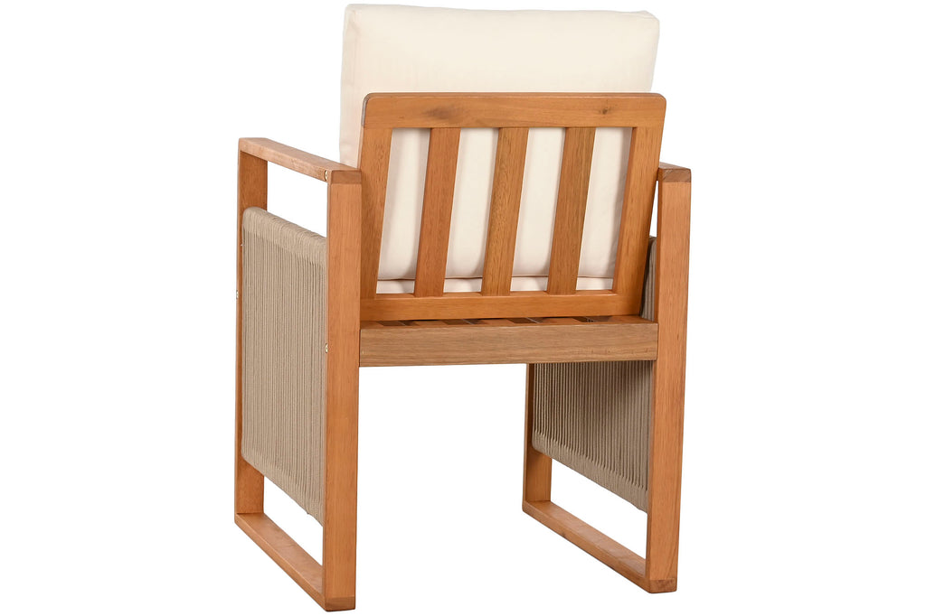 MESA COMEDOR SET 9 EUCALIPTO 230X100X75 8 COMENSAL - Imagen 6