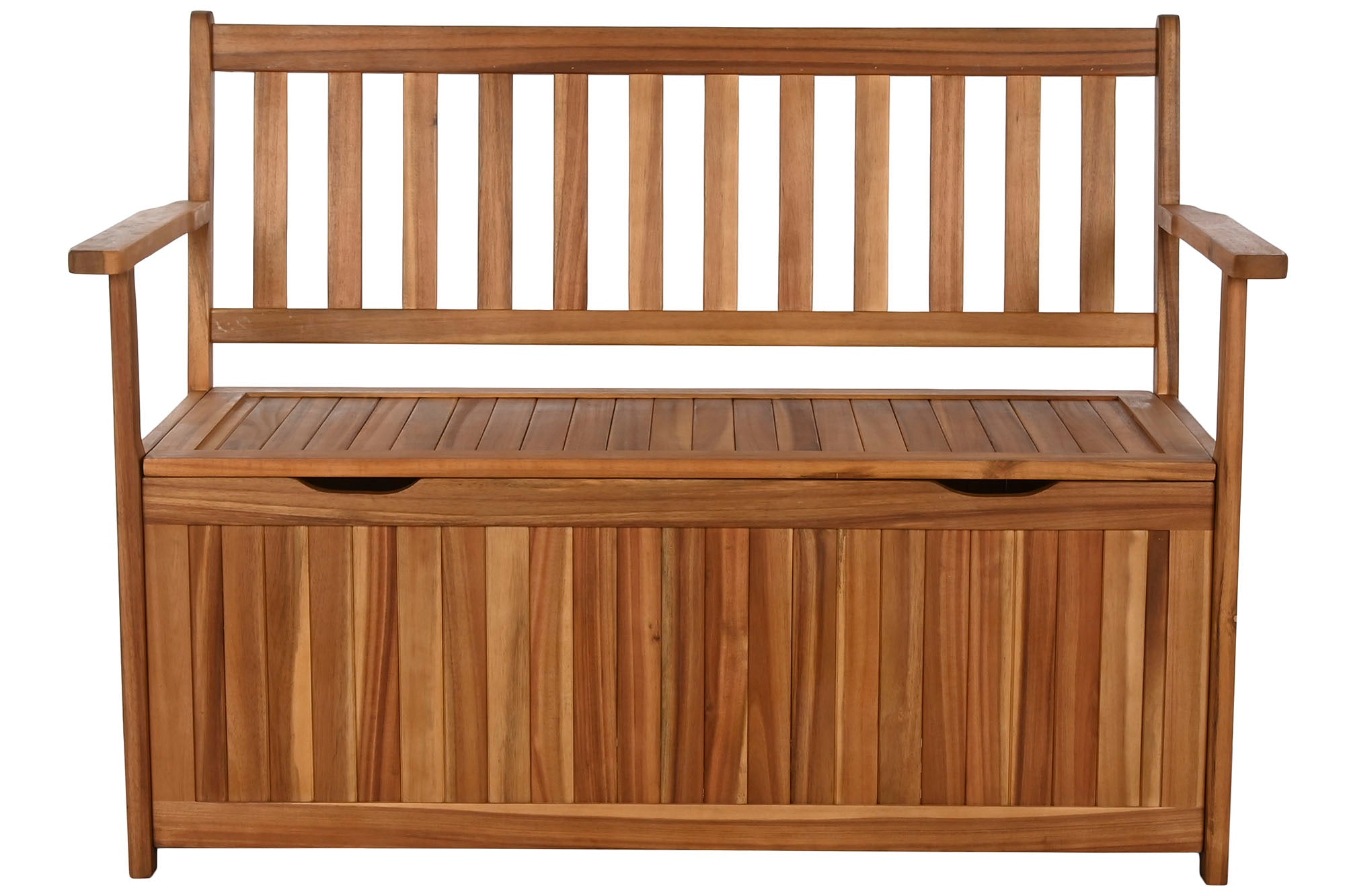 BANCO ACACIA 120X60X87 CON TAPA NATURAL MARRON - Imagen 1