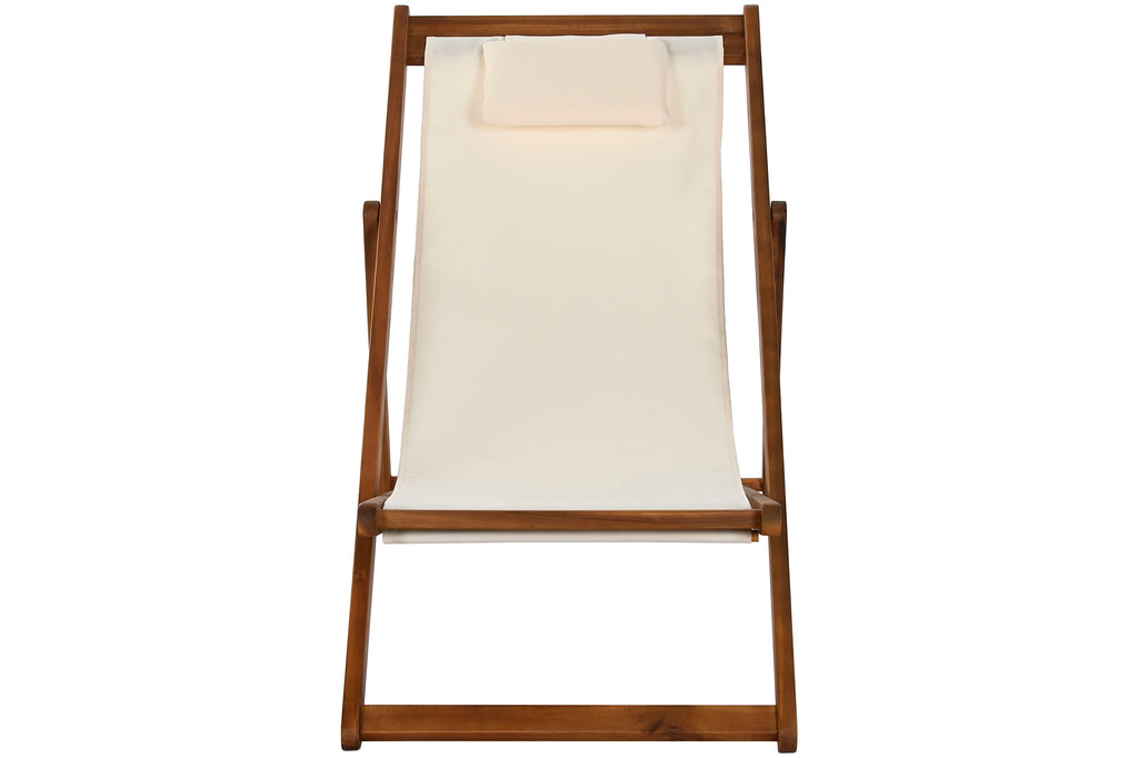 TUMBONA ACACIA POLIESTER 96X57X83 CON COJIN CUELLO - Imagen 2