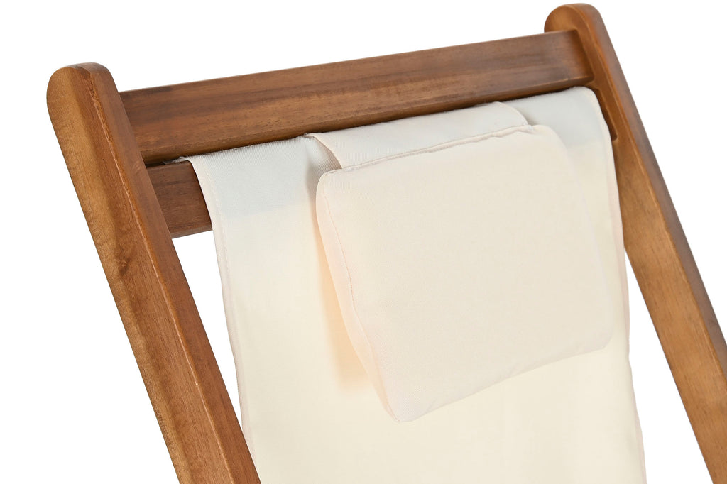 TUMBONA ACACIA POLIESTER 96X57X83 CON COJIN CUELLO - Imagen 5