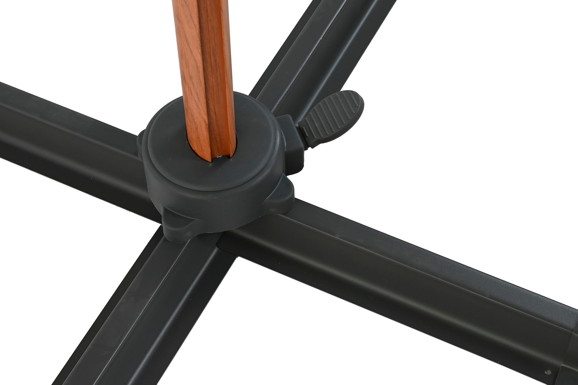 PARASOL ACERO POLIESTER 300X300X250 GIRATORIO - Imagen 4