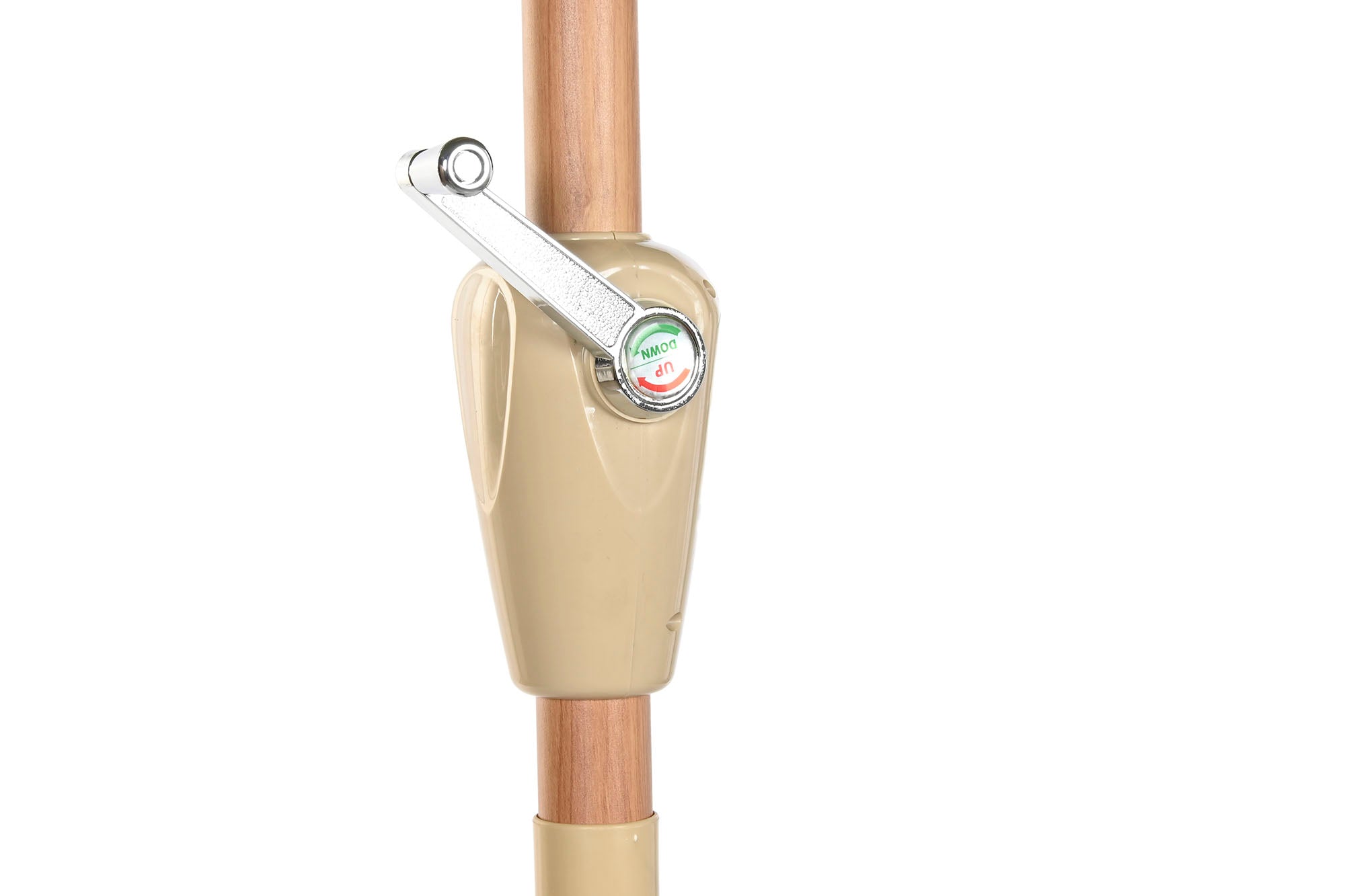 PARASOL ALUMINIO FIBRA VIDRIO 280X280X245 VERDE - Imagen 5