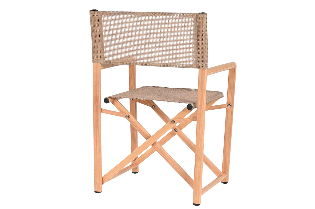 SILLA ALUMINIO RATAN SINTETICO 56X49X86 DIRECTOR - Imagen 3