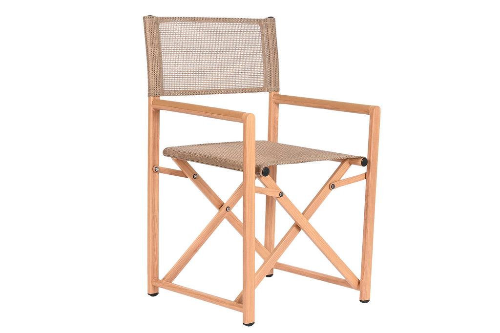 SILLA ALUMINIO RATAN SINTETICO 56X49X86 DIRECTOR - Imagen 2